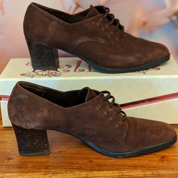 Air Twist Suede Ankle Boots, Brown and Black, Two - Picture 9 of 13